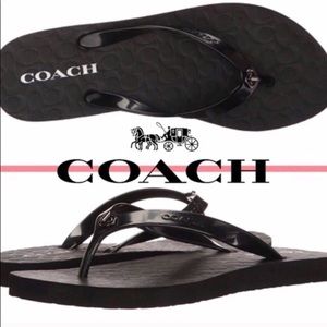 Coach filp flops size: 10